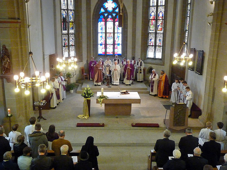 Festgottesdienst zum 50jahrigen Priesterjubiläum von Stadtpfarrer i.R. Geistlichen Rat Ulrich Trzeciok (Foto: Karl-Franz Thiede)